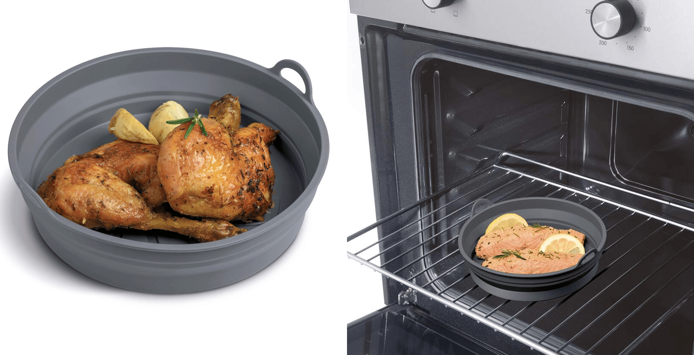 Forma do fritézy SILIKON d20 skládací v užití