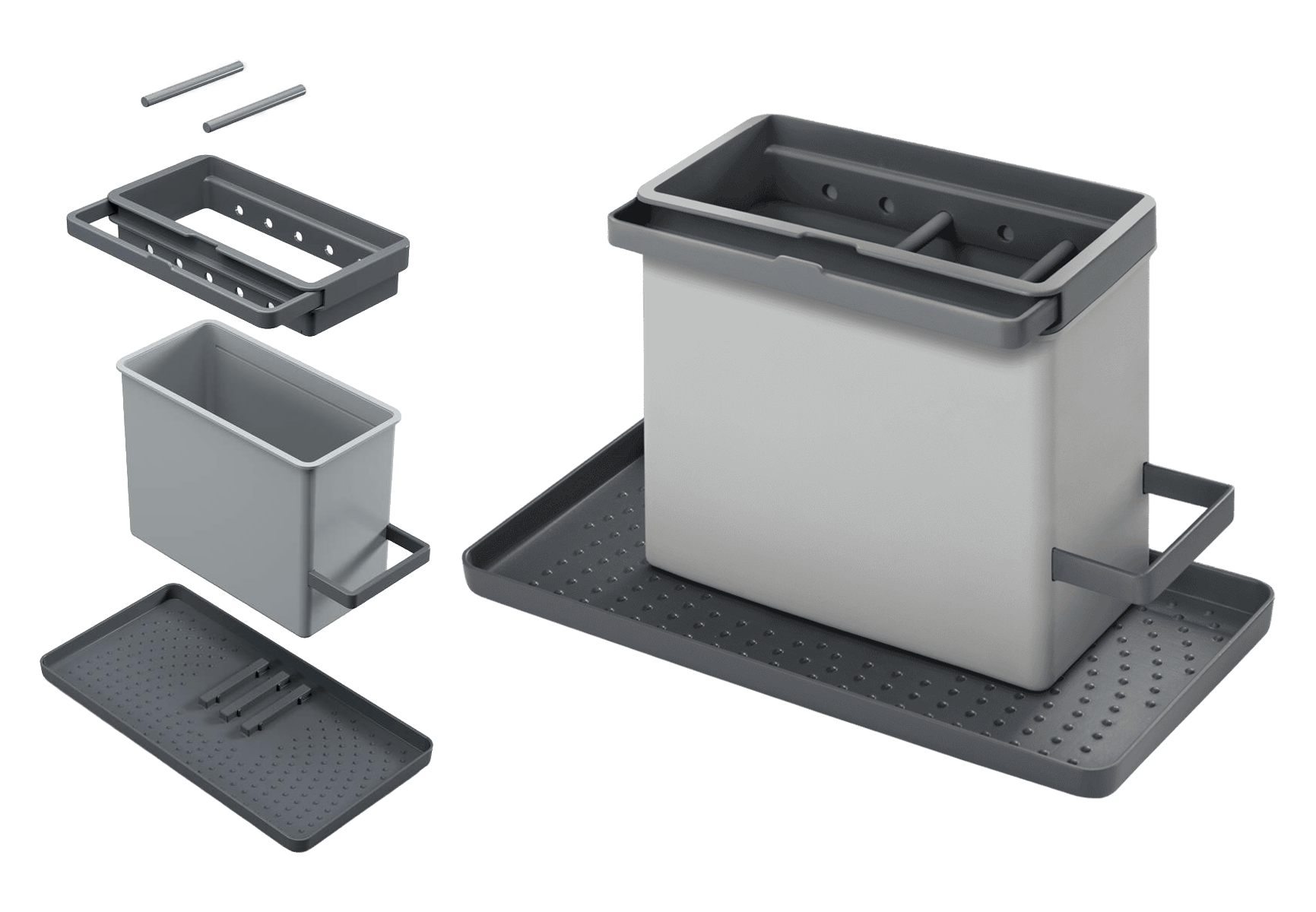 Organizér-stojan ke dřezu Tidytex 24x13x14