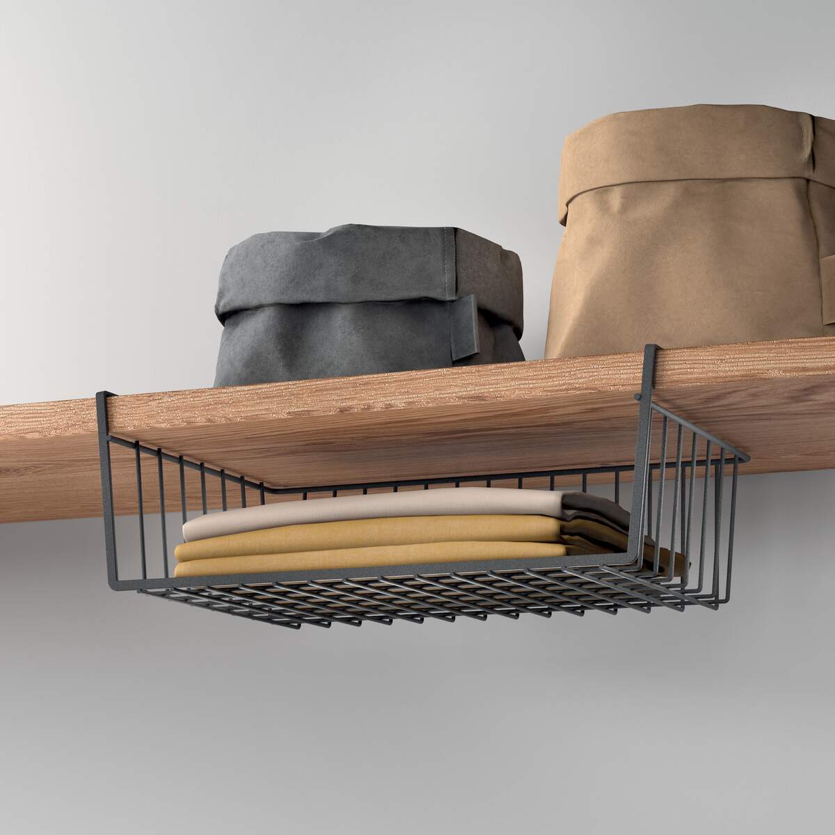 Košík závěsný KANGURO LAVA 40x26x14 v užití